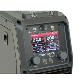 IDEAL TECNO MIG 210 PULSE LCD Black Series 4x4